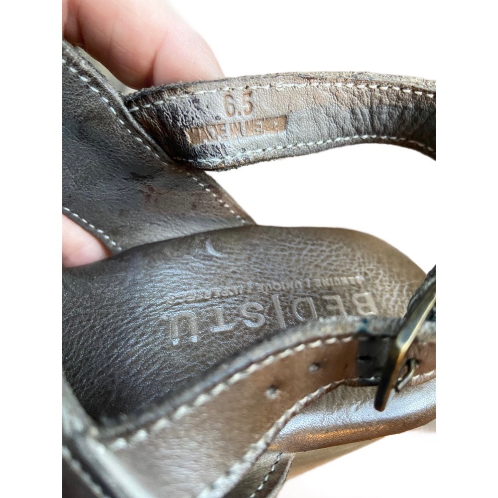 Bed Stü FONTELLA platform leather sandals, NWOB, size 6.5. - Picture 6 of 6
